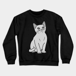 Russian Blue Cat Crewneck Sweatshirt